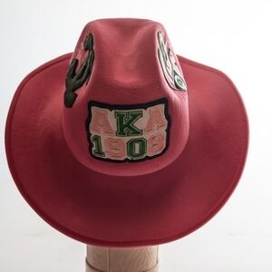 Alpha Kappa Alpha Pink Embroidered Women's Hat